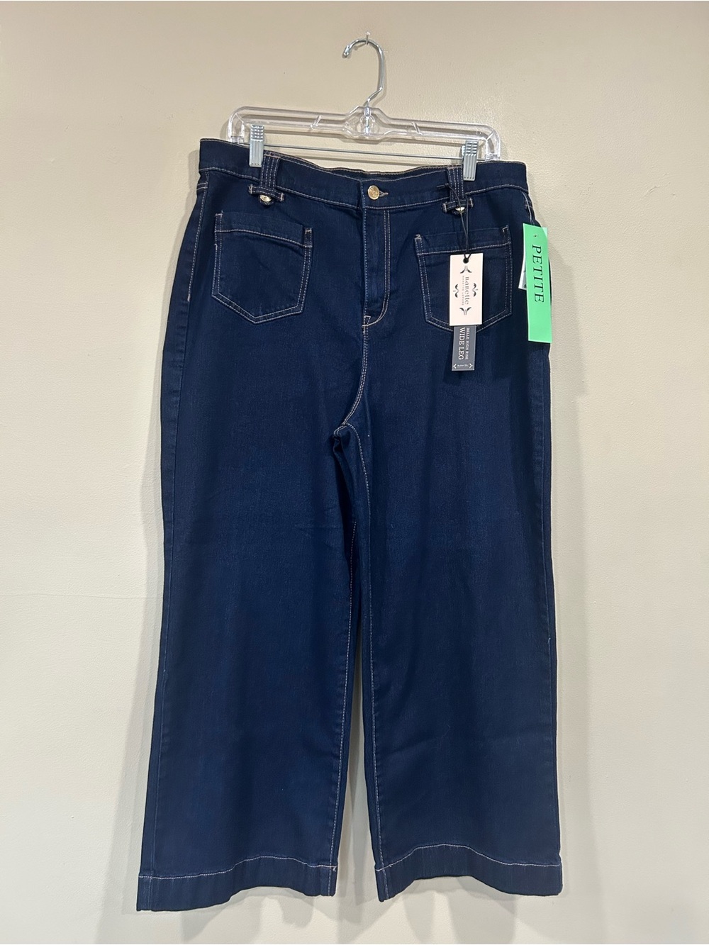Nanette Lepore Women’s Wide Leg Jeans Size 14P